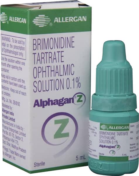 Alphagan Z Bottle Of 5ml Eye Drops