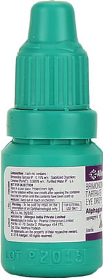 Alphagan P Bottle Of 5ml Eye Drops