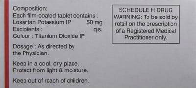 Alsartan 50mg Strip Of 10 Tablets