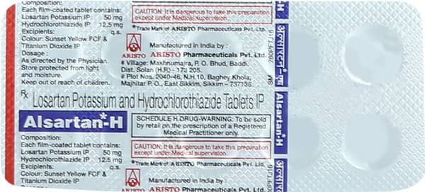 Alsartan H Strip Of 10 Tablets
