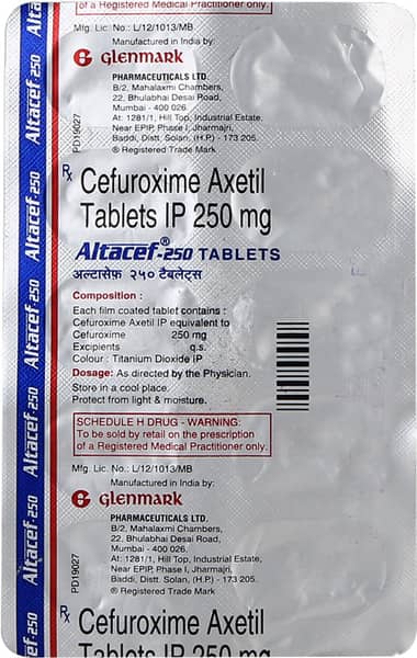 Altacef 250mg Strip Of 10 Tablets