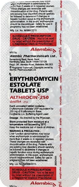 Althrocin 250 Tablet