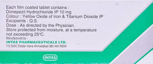 Alzil 10mg Strip Of 10 Tablets