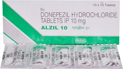 Alzil 10mg Strip Of 10 Tablets