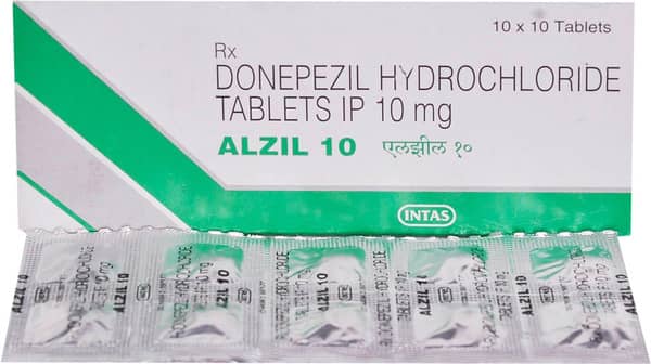 Alzil 10mg Strip Of 10 Tablets