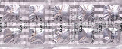 Alzil 10mg Strip Of 10 Tablets