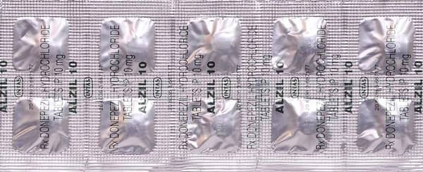 Alzil 10mg Strip Of 10 Tablets