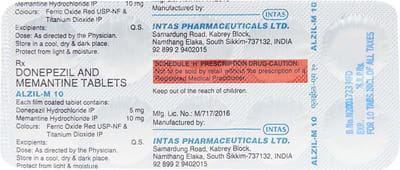 Alzil M 10/5mg Strip Of 10 Tablets