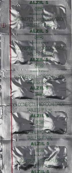Alzil 5mg Strip Of 10 Tablets