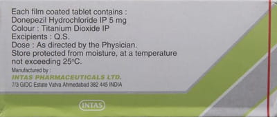 Alzil 5mg Strip Of 10 Tablets