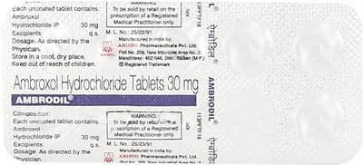 Ambrodil 30mg Strip Of 10 Tablets