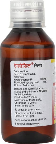 Ambrodil Bottle Of 100ml Syrup