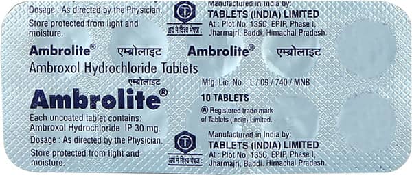 Ambrolite Strip Of 10 Tablets