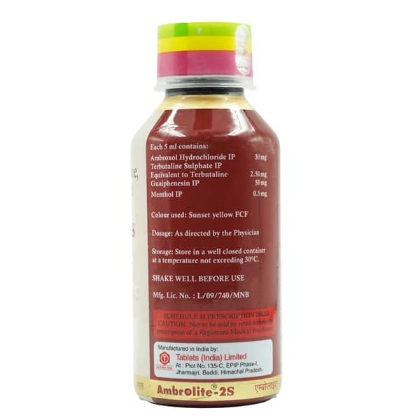 Ambrolite 2S Bottle Of 100Ml Syrup