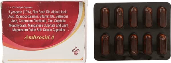 Ambrosia Strip Of 10 Capsules