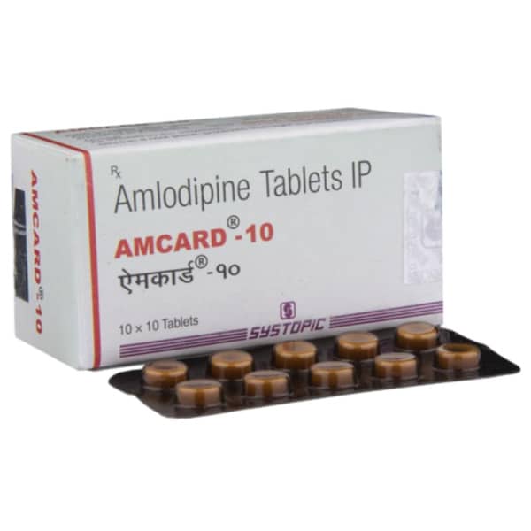 Amcard 10Mg Strip Of 10 Tablets
