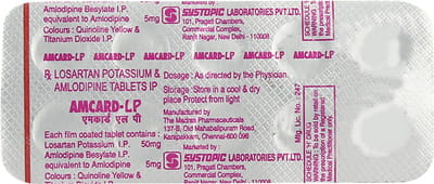 Amcard Lp Strip Of 10 Tablets