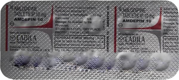 Amdepin 10mg Strip Of 10 Tablets