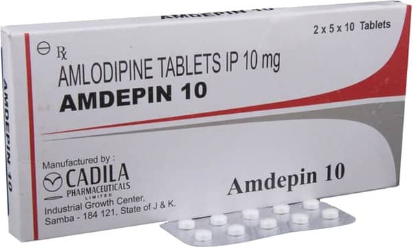 Amdepin 10mg Strip Of 10 Tablets
