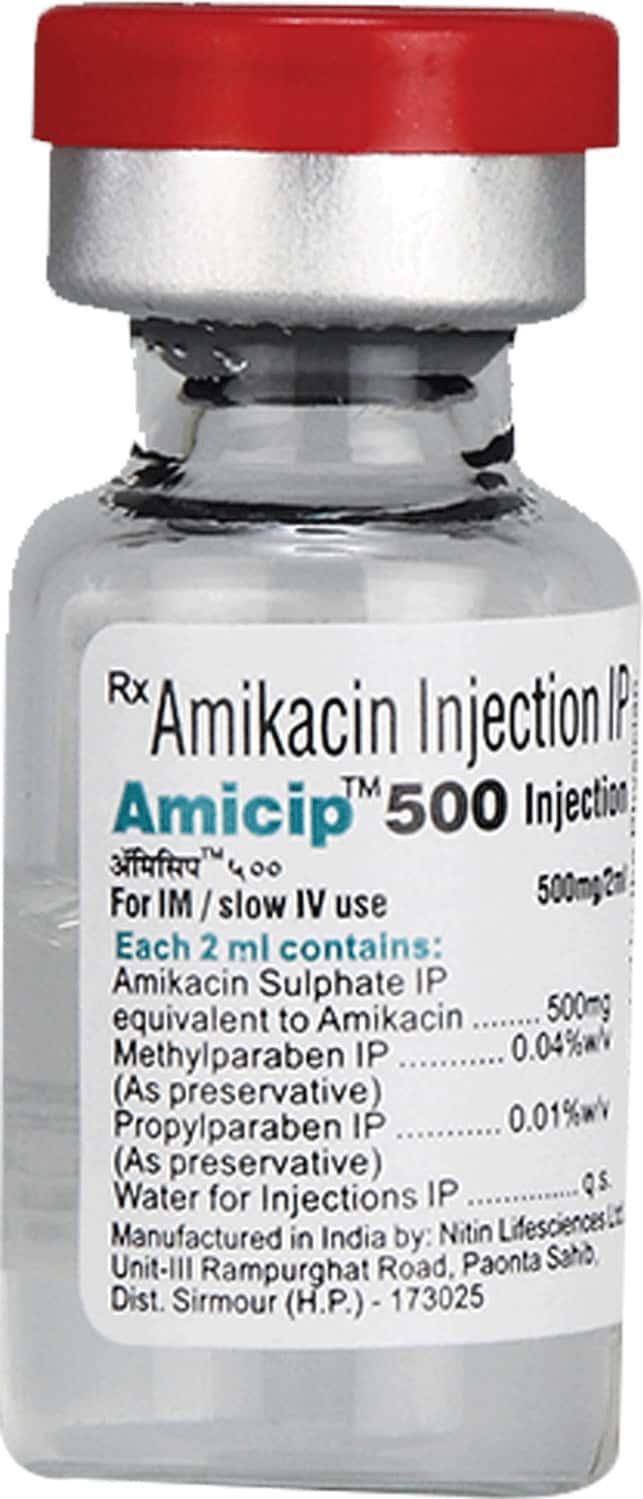 amicip 500mg vial of 2ml injection