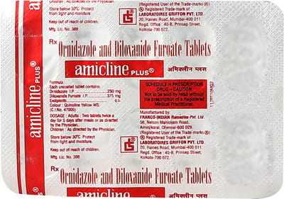 Amicline Plus Strip Of 10 Tablets