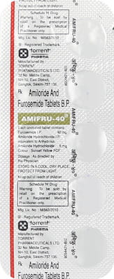 Amifru 40mg Strip Of 10 Tablets