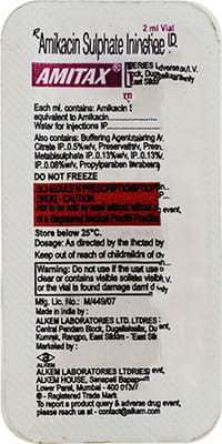 Amitax 500mg Vial Of 2ml Injection