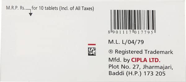 Amlip 10mg Strip Of 10 Tablets