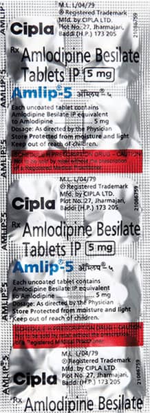 Amlip 5 Tablet