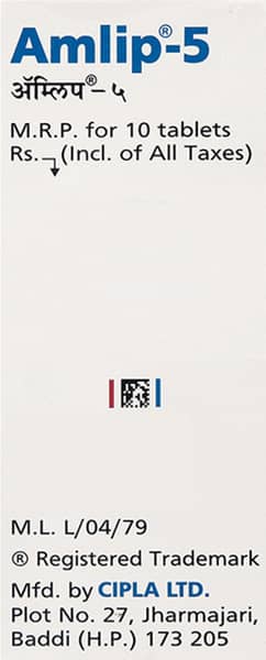 Amlip 5 Tablet