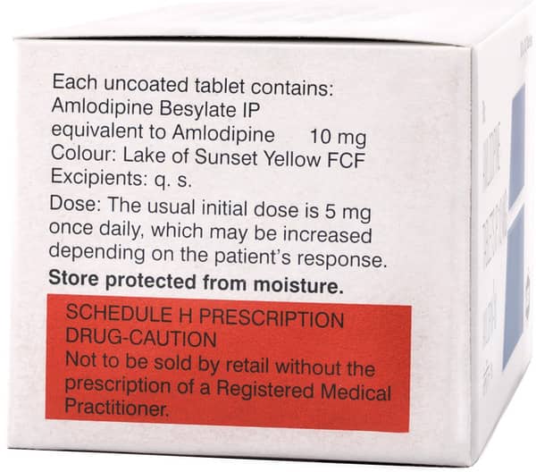 Amlopin 10mg Strip Of 10 Tablets