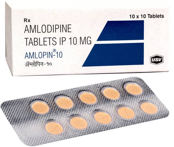 Amlopin 10mg Strip Of 10 Tablets