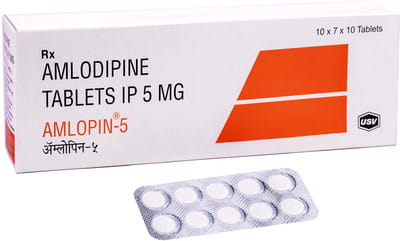 Amlopin 5mg Strip Of 10 Tablets