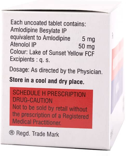 अम्लोपिन ऐट की स्ट्रिप 10 टैबलेट्स