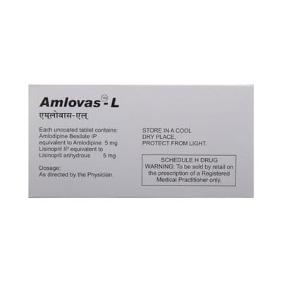 Amlovas L Strip Of 10 Tablets