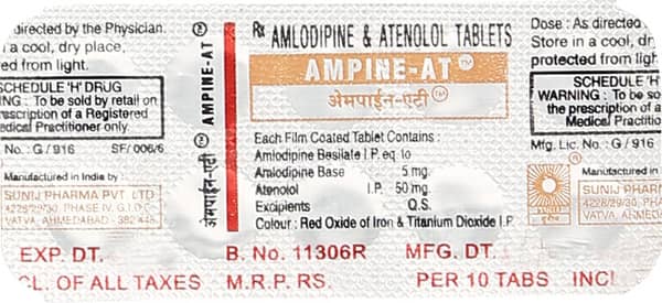Ampine At Strip Of 10 Tablets