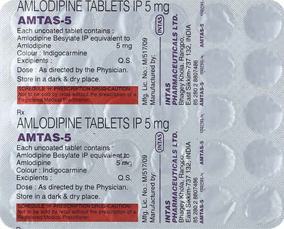 Amtas 5mg Strip Of 30 Tablets