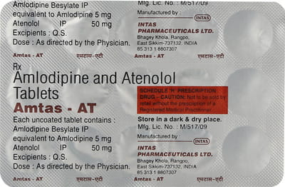 Amtas At Strip Of 15 Tablets