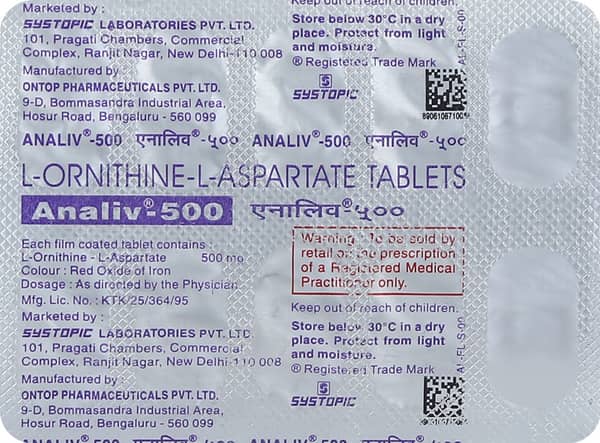Analiv 500Mg Strip Of 10 Tablets
