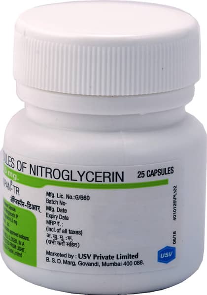 Angispan Tr 6.5mg Bottle Of 25 Capsules