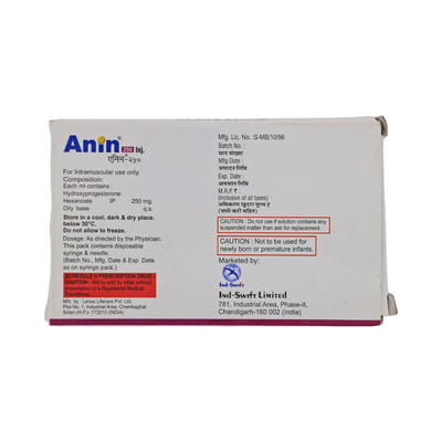 Anin 250mg Vial Of 1ml Injection