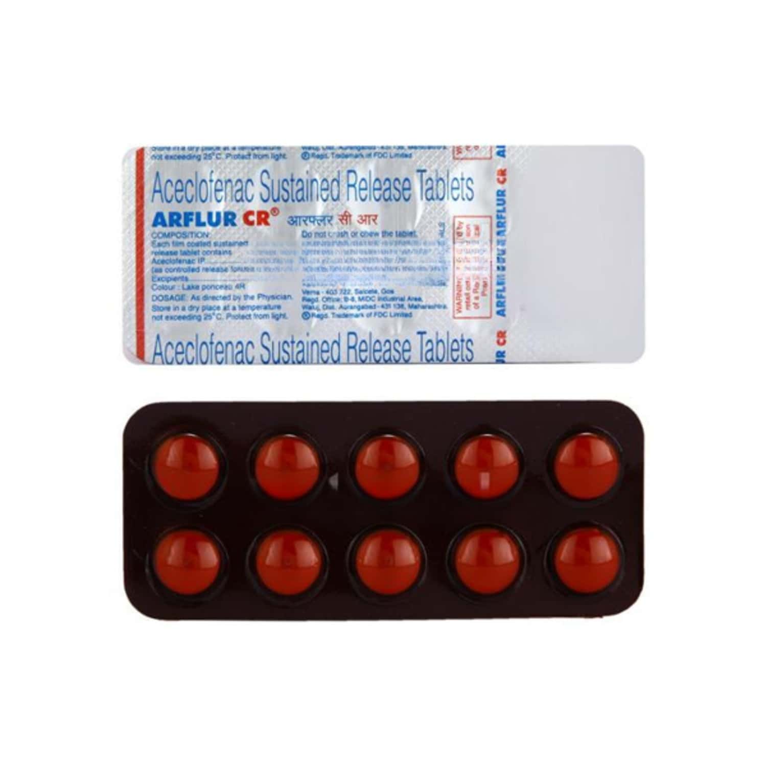 Arflur Arflur Cr 200 MG Tablet (10): Uses, Side Effects, Price & Dosage ...