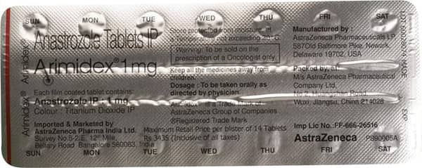 Arimidex 1mg Tablet