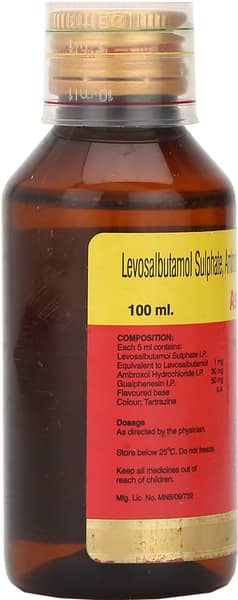 Ascoril Ls Bottle Of 100Ml Expectorant