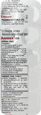 Asomex Oh Strip Of 10 Tablets