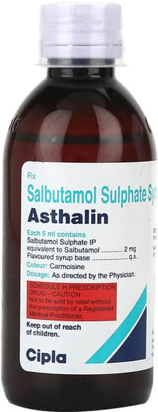 Asthalin Bottle Of 100Ml Syrup