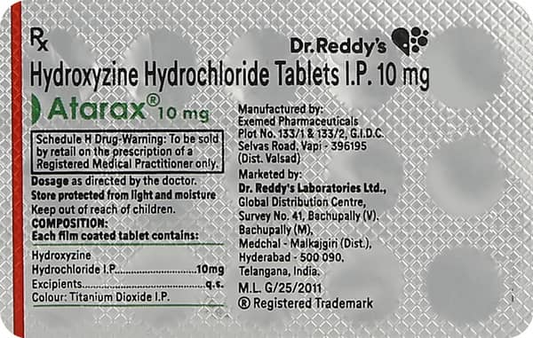 Atarax 10mg Tablet