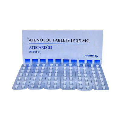 Atecard 25mg Strip Of 14 Tablets