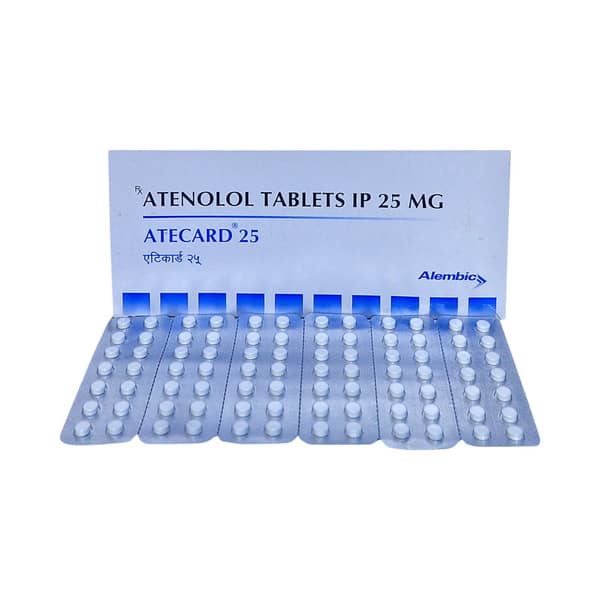 Atecard 25Mg Strip Of 14 Tablets