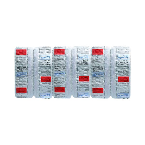 Atecard 25Mg Strip Of 14 Tablets
